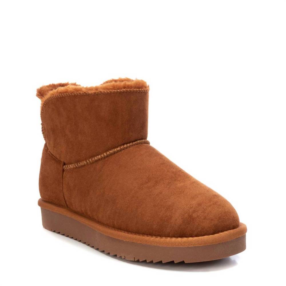 NEW XTI women's winter booties in camel